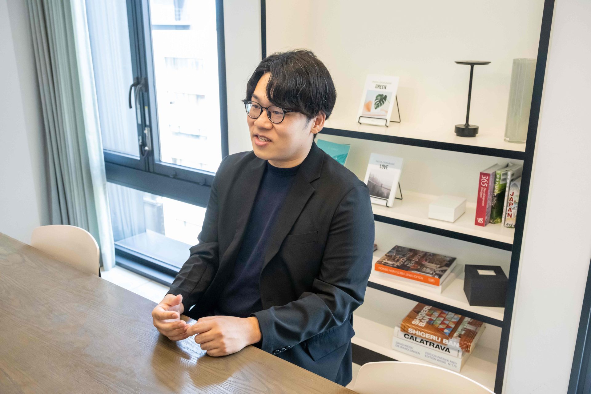 株式会社uyet 金井洸樹さんのthinc Journalでのインタビュー風景